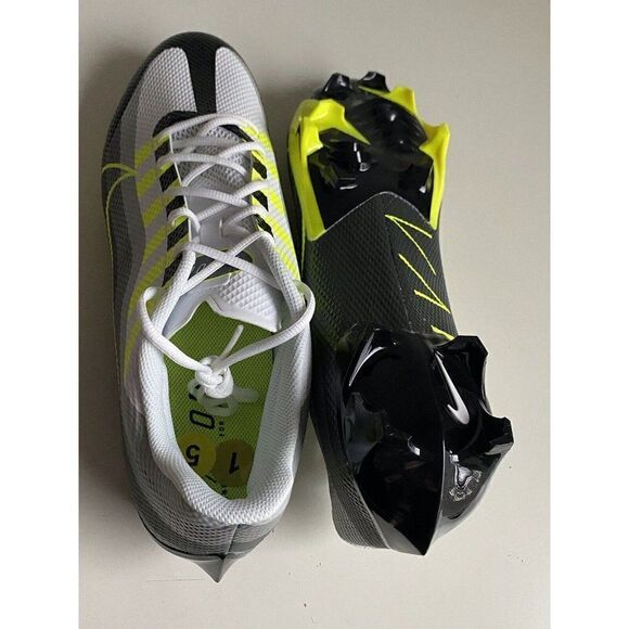 Nike Vapor Edge Speed 360 Football Cleats DQ5110-071 White Grey Black Men’s 15 - Picture 9 of 11